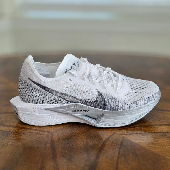 Nike ZoomX Vaporfly Next% 3 Running Shoes Women's 6 White Silver New DV4140-100 - Picture 10 of 13